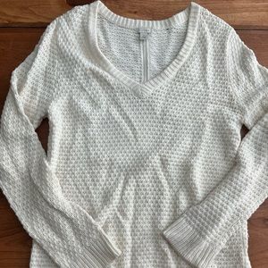 Cream white sweater
